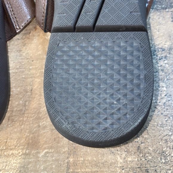 A2 by Aerosoles Brown sandals Women’s Size 9 Slip On, Faux Distressed Leather - Picture 12 of 15